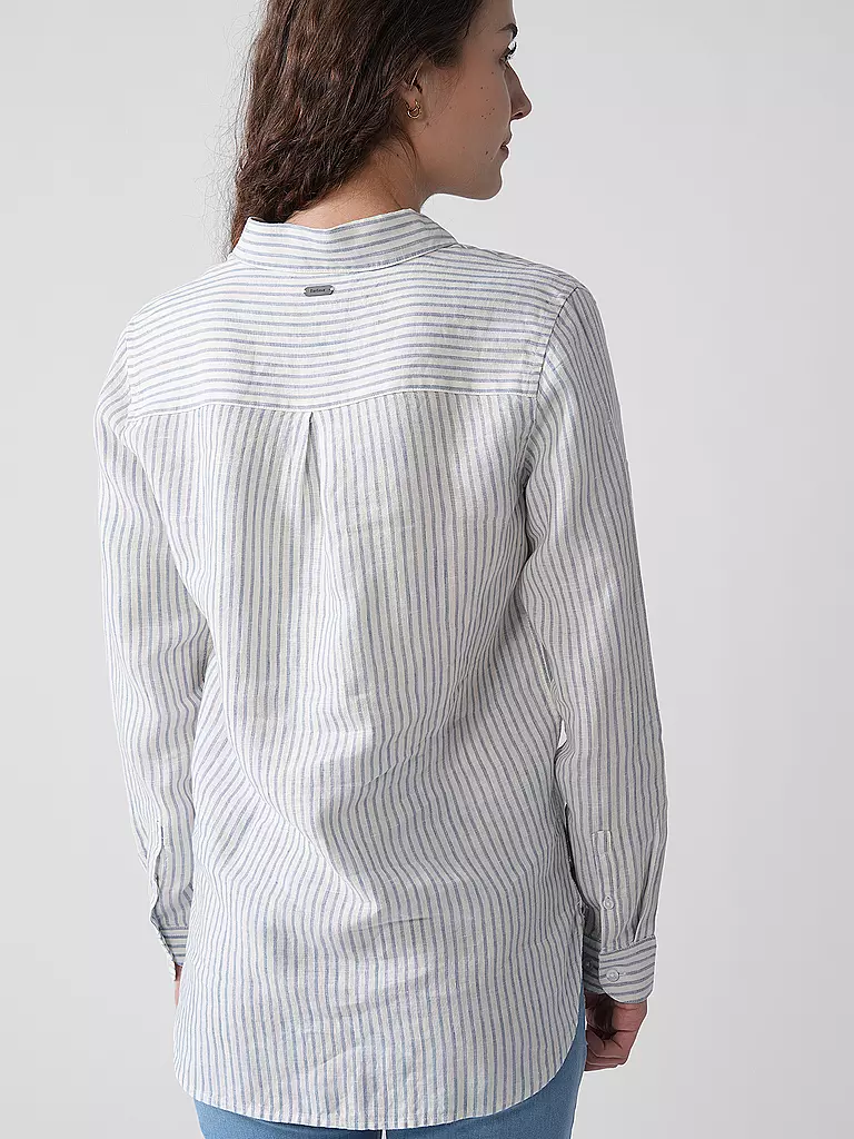 BARBOUR | Chemise en lin MARINE | Bleu clair