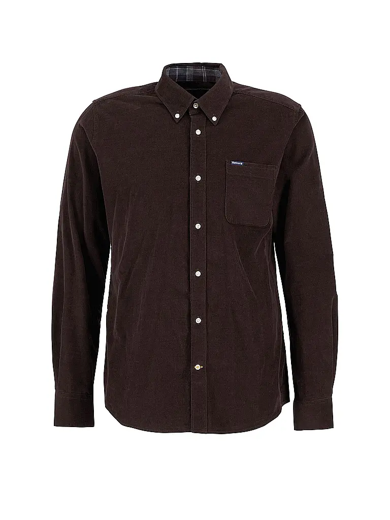BARBOUR | Chemise en velours côtelé RAMSEY | Marron
