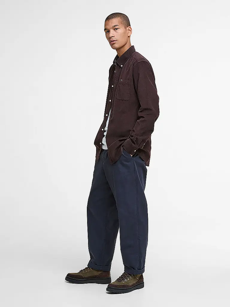 BARBOUR | Chemise en velours côtelé RAMSEY | Marron