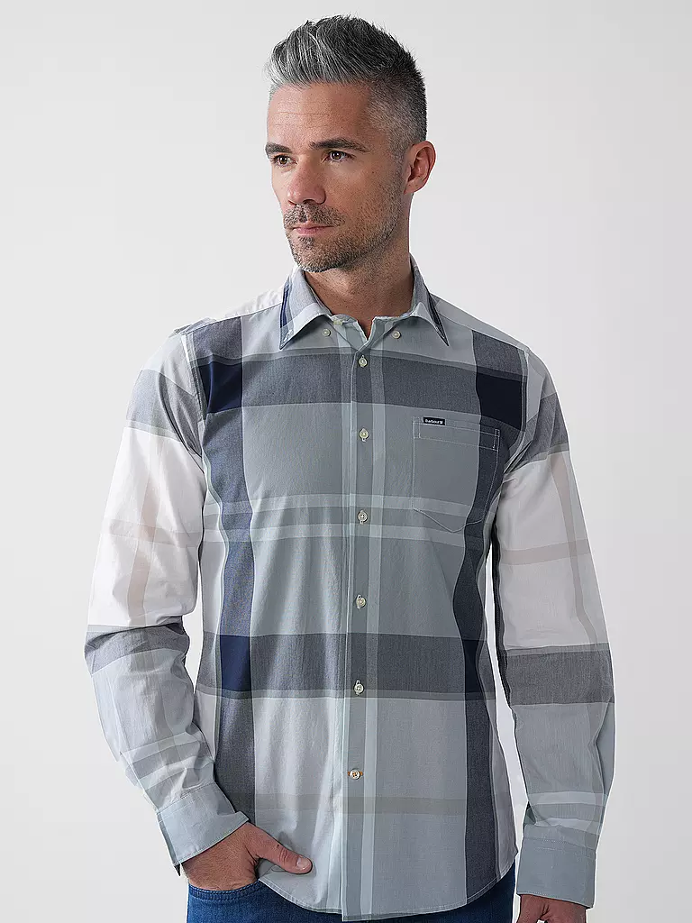 BARBOUR | Chemise HARRIS | blau