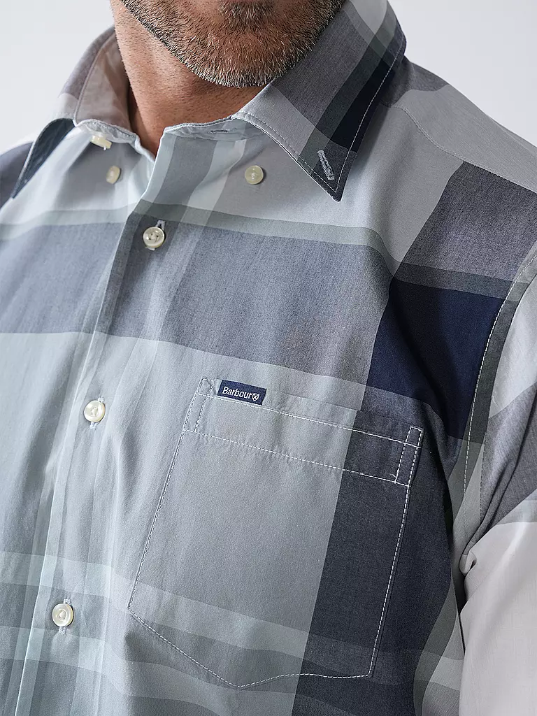 BARBOUR | Chemise HARRIS | blau