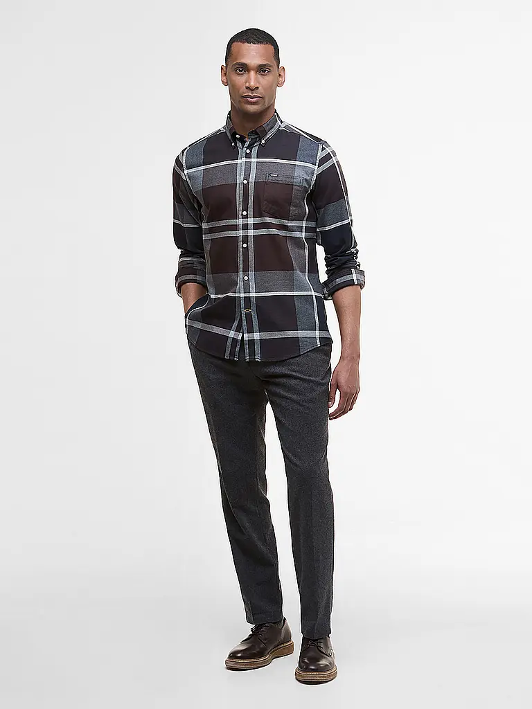 BARBOUR | Chemise Slim Fit DUNOON | braun