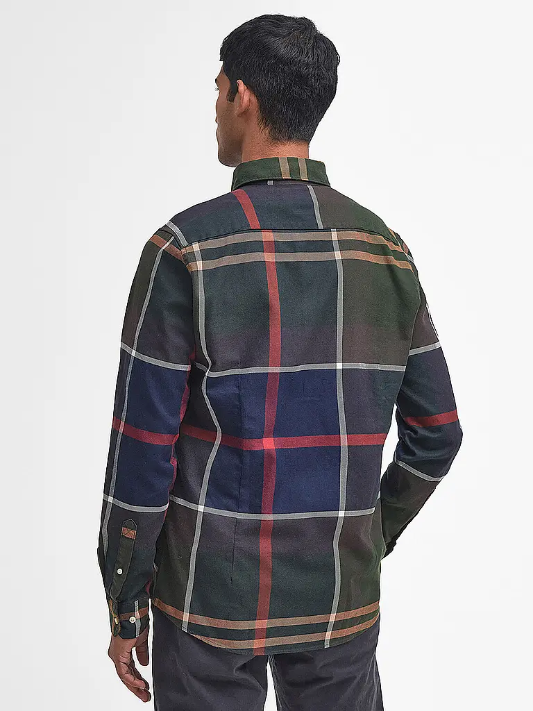 BARBOUR | Chemise Slim Fit DUNOON | olive