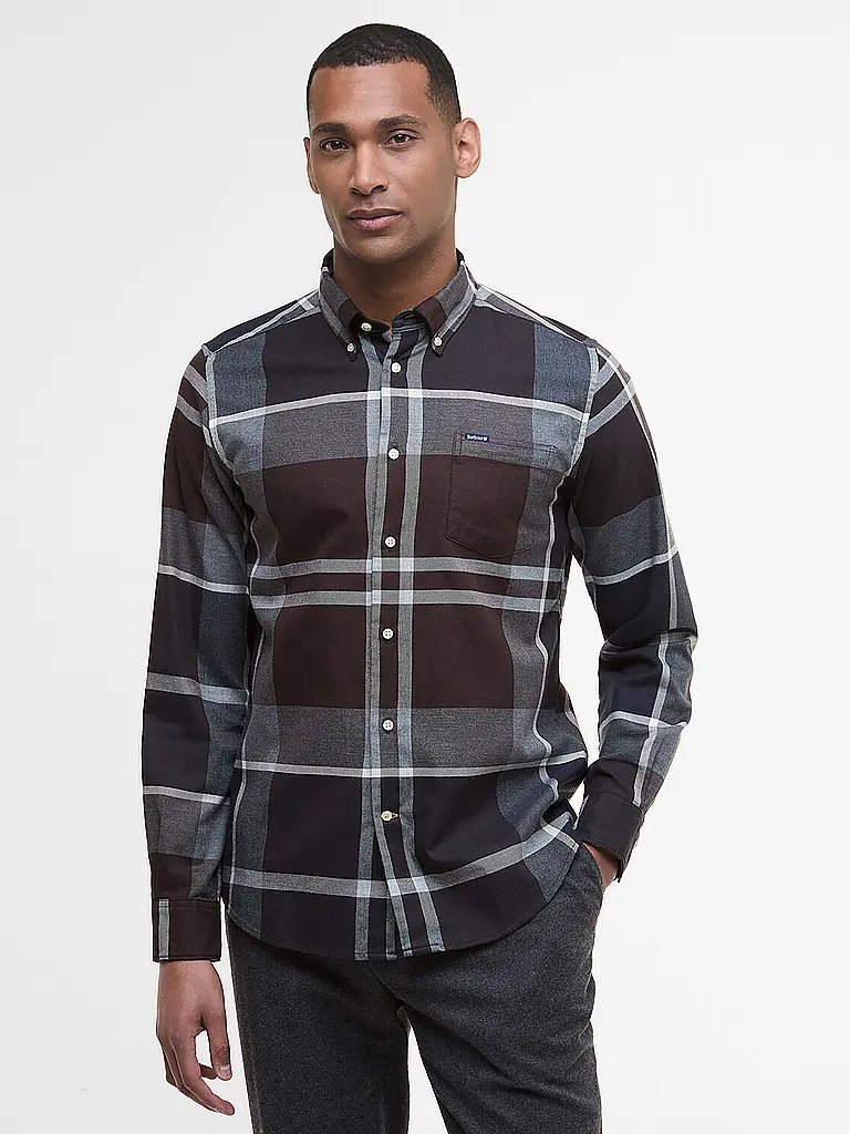 BARBOUR | Chemise Slim Fit DUNOON | braun