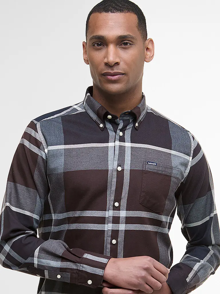BARBOUR | Chemise Slim Fit DUNOON | braun
