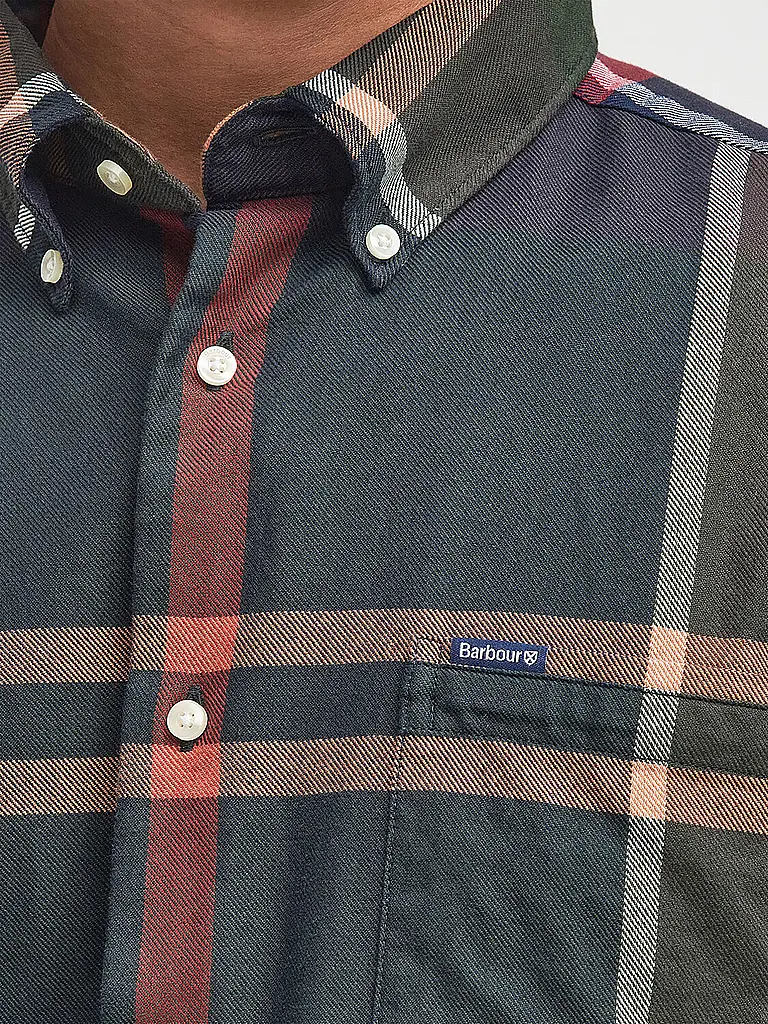 BARBOUR | Chemise Slim Fit DUNOON | olive