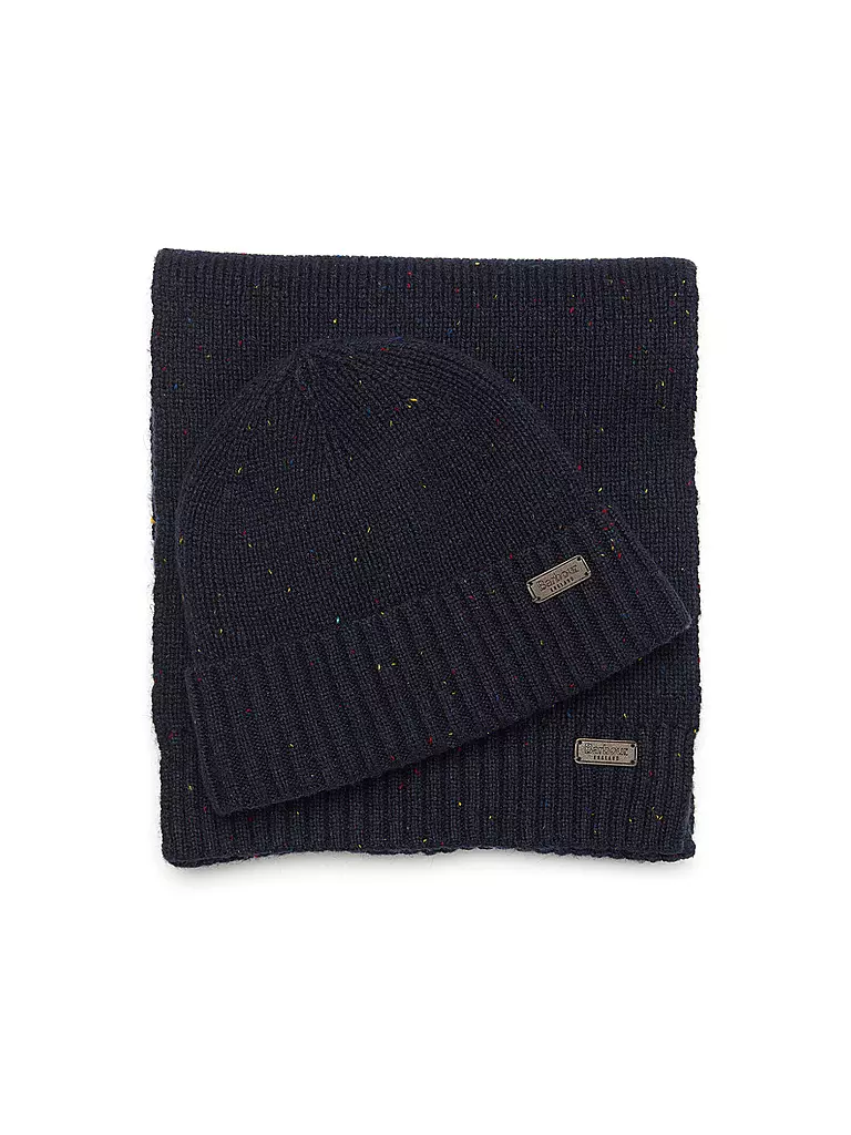 BARBOUR | Coffret cadeau 2 pièces écharpe et bonnet CARLTON | 