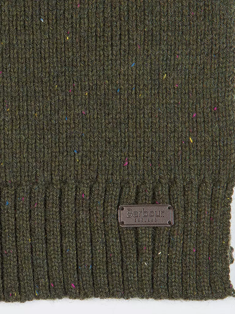BARBOUR | Coffret cadeau 2 pièces écharpe et bonnet CARLTON | Olive