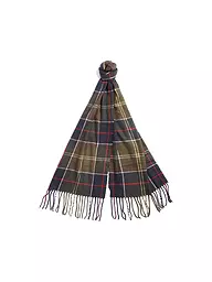 BARBOUR | Coffret cadeau 2 pièces écharpe et bonnet SWINTON CHRISTMAS | Olive