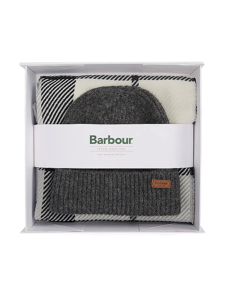 BARBOUR | Coffret cadeau bonnet et écharpe PENDLE | 