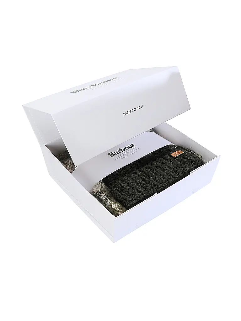 BARBOUR | Coffret cadeau bonnet et écharpe SALTBURN | 
