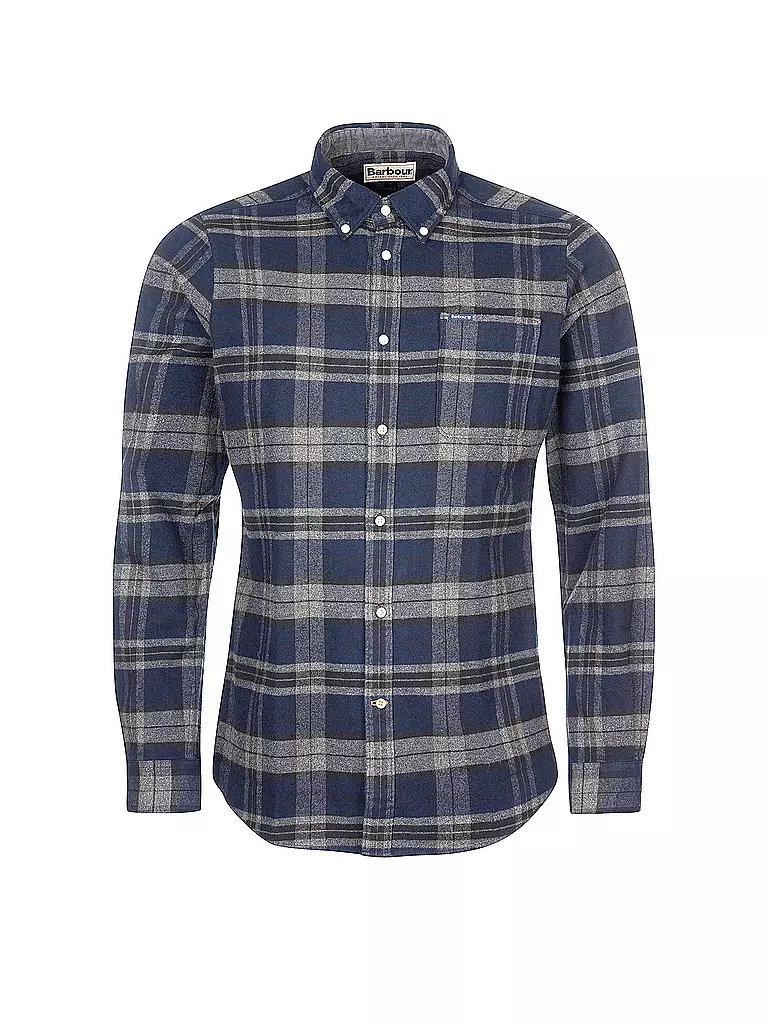 BARBOUR | Flanellhemd Slim Fit  | Gris