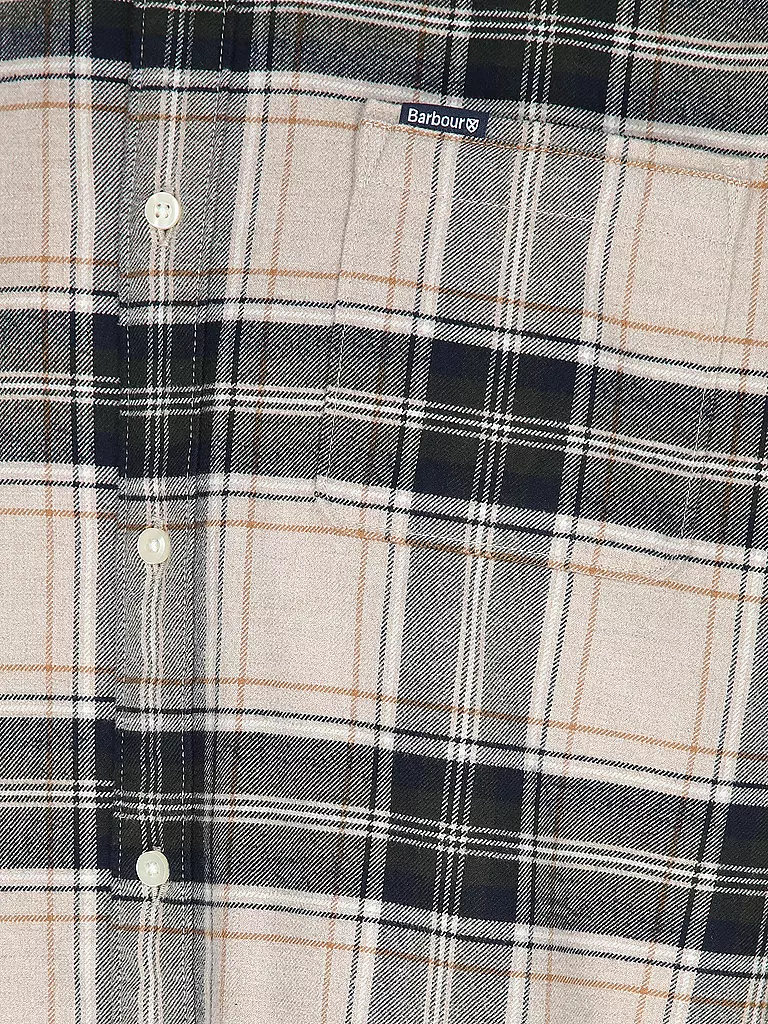 BARBOUR | Flanellhemd Slim Fit BEDSOM | Beige