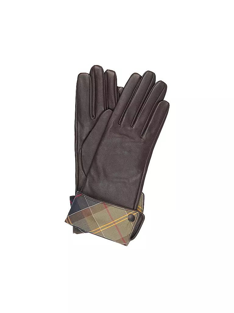 BARBOUR | Gants en cuir LADY JANE | braun