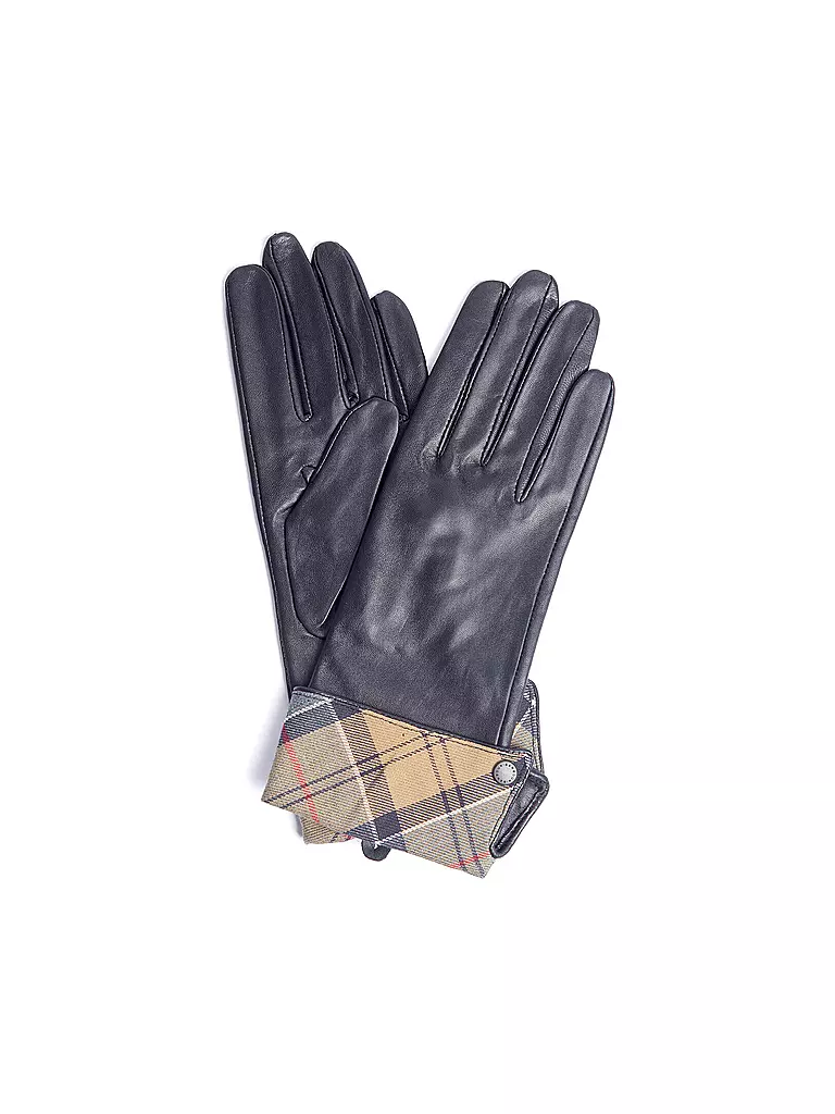 BARBOUR | Gants en cuir LADY JANE | Noir