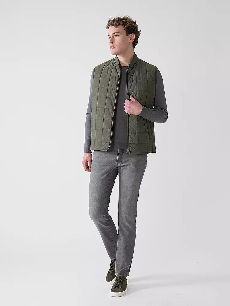 BARBOUR | Gilet matelassé ELMSTONE | olive