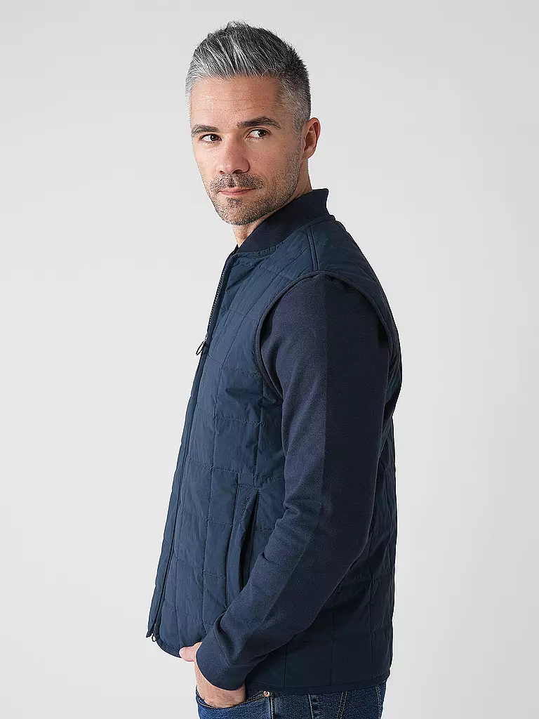 BARBOUR | Gilet matelassé ELMSTONE | dunkelblau