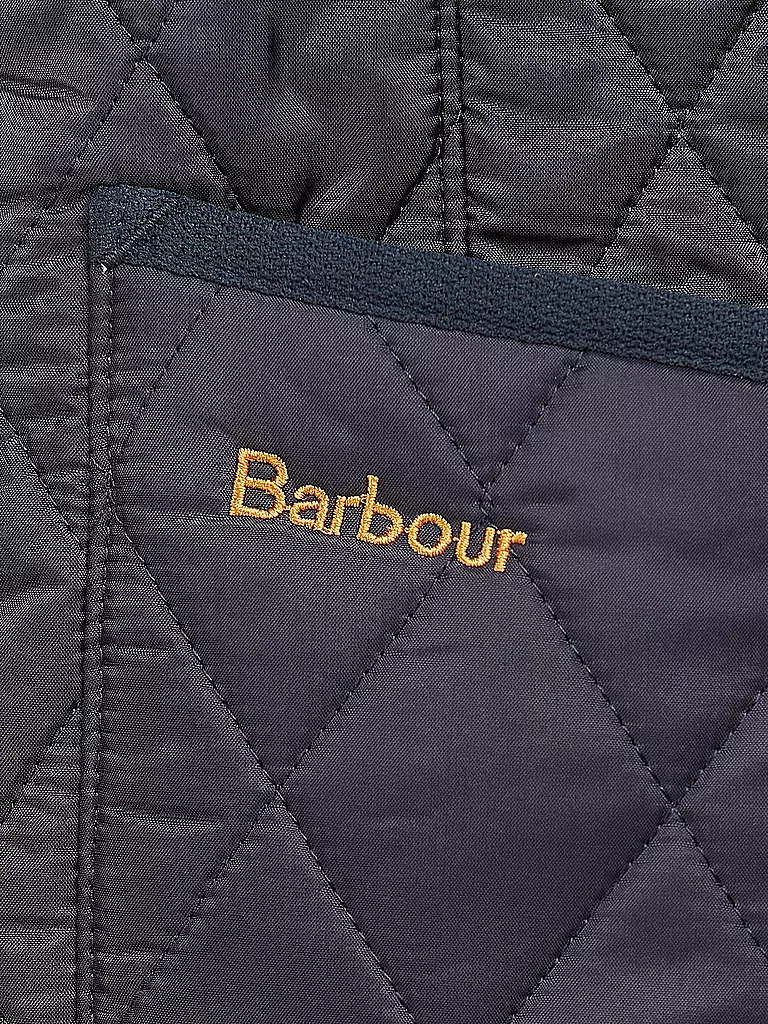 BARBOUR | Gilet matelassé FLEECE BETTY | Bleu foncé