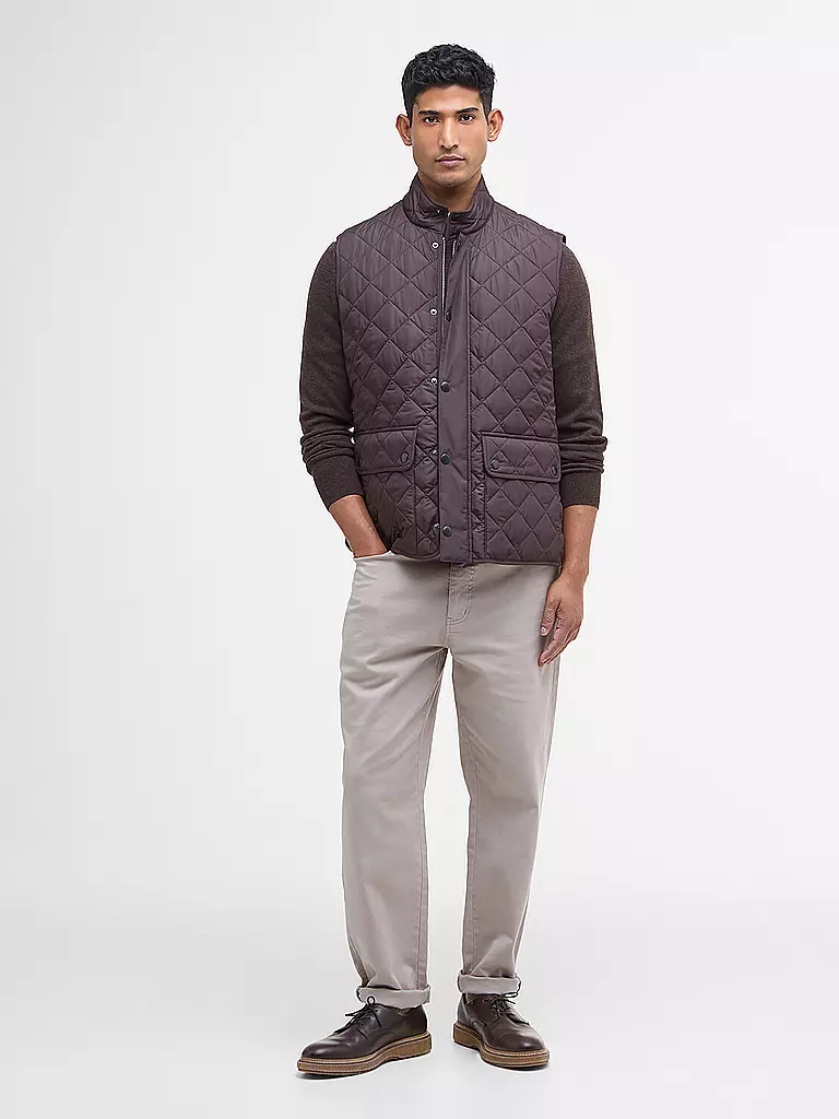 BARBOUR | Gilet matelassé LOWERDALE | Marron