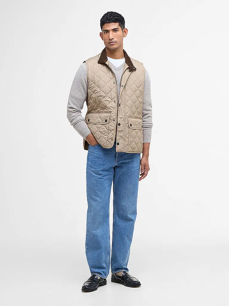 BARBOUR | Gilet matelassé LOWERDALE | Beige
