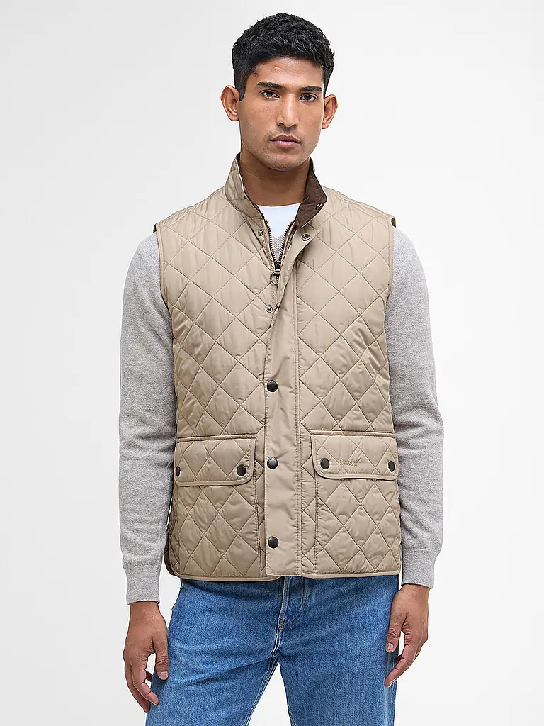 BARBOUR | Gilet matelassé LOWERDALE | Beige
