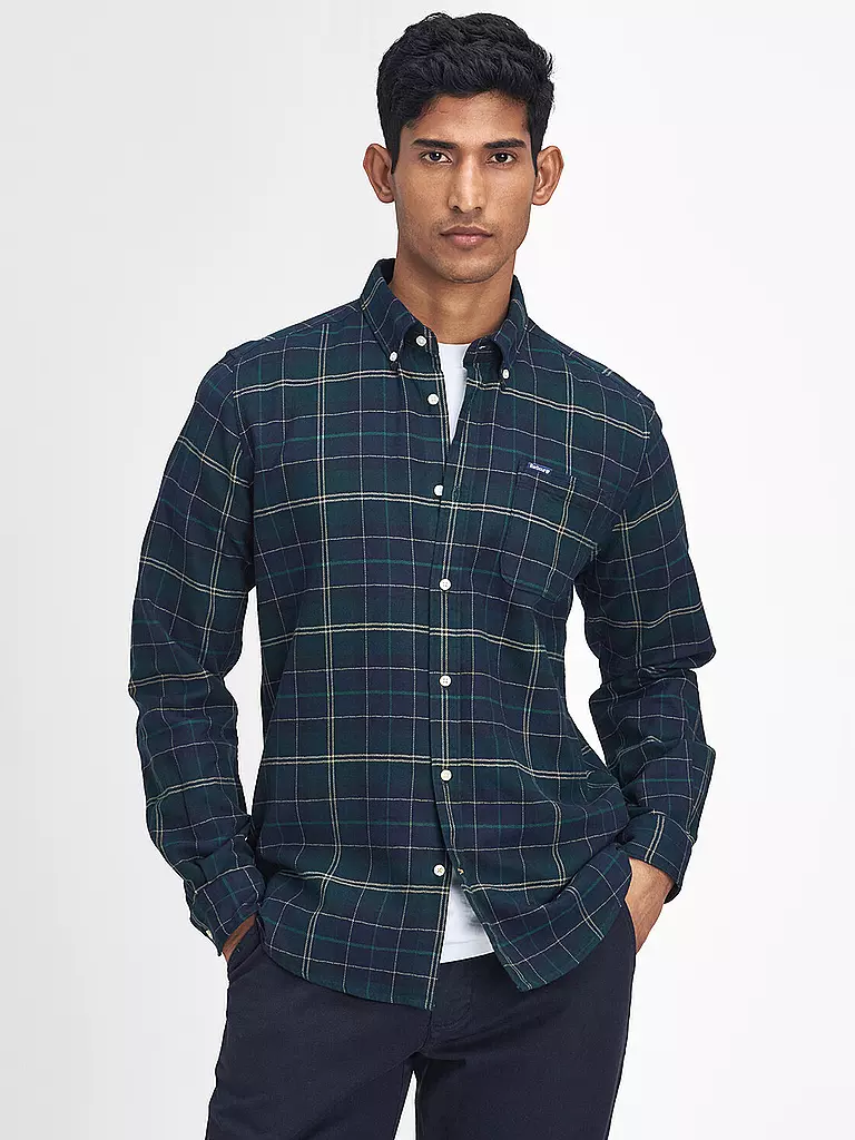 BARBOUR | Hemd KYELOCH | Bleu foncé