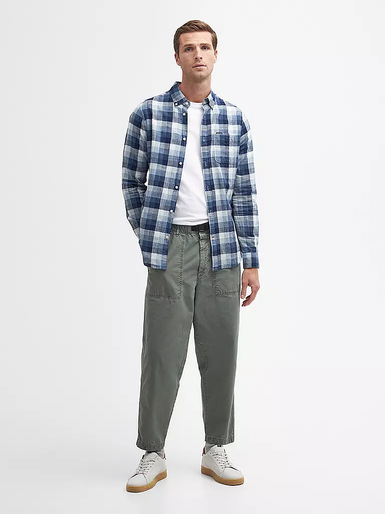 BARBOUR | Hemd Tailord Fit HILLROAD | Bleu