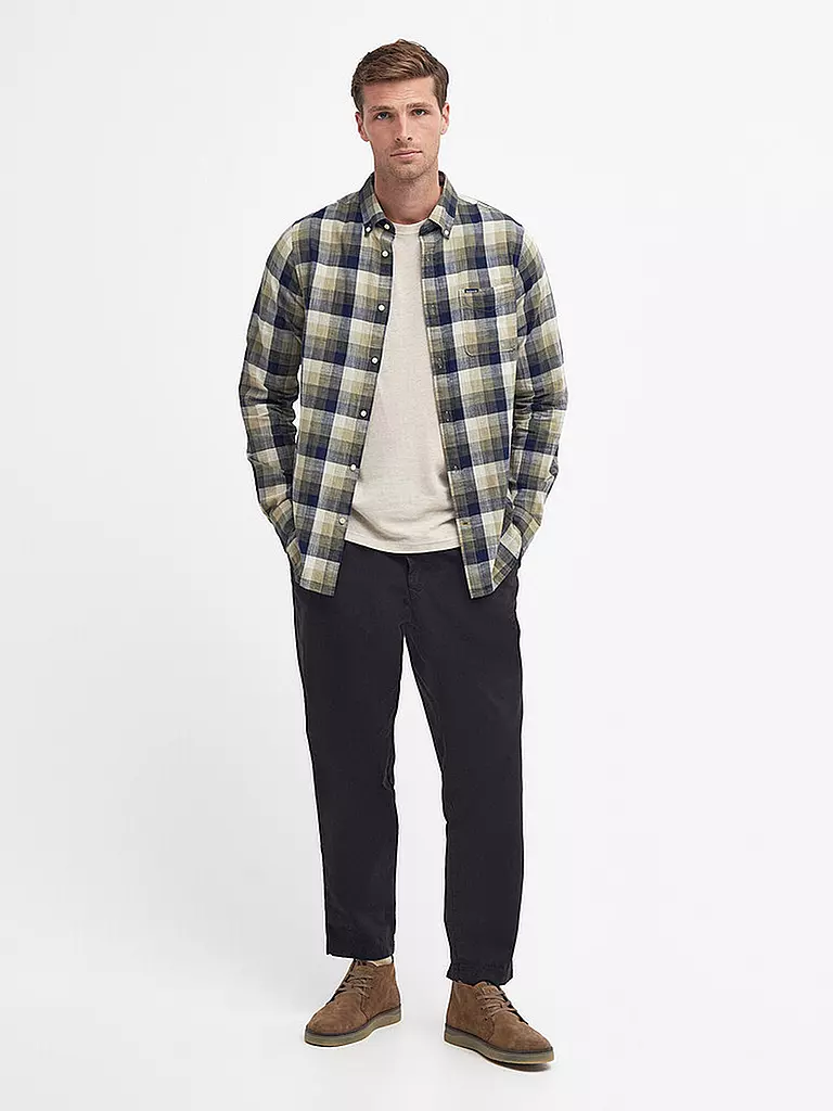 BARBOUR | Hemd Tailord Fit HILLROAD | Jaune