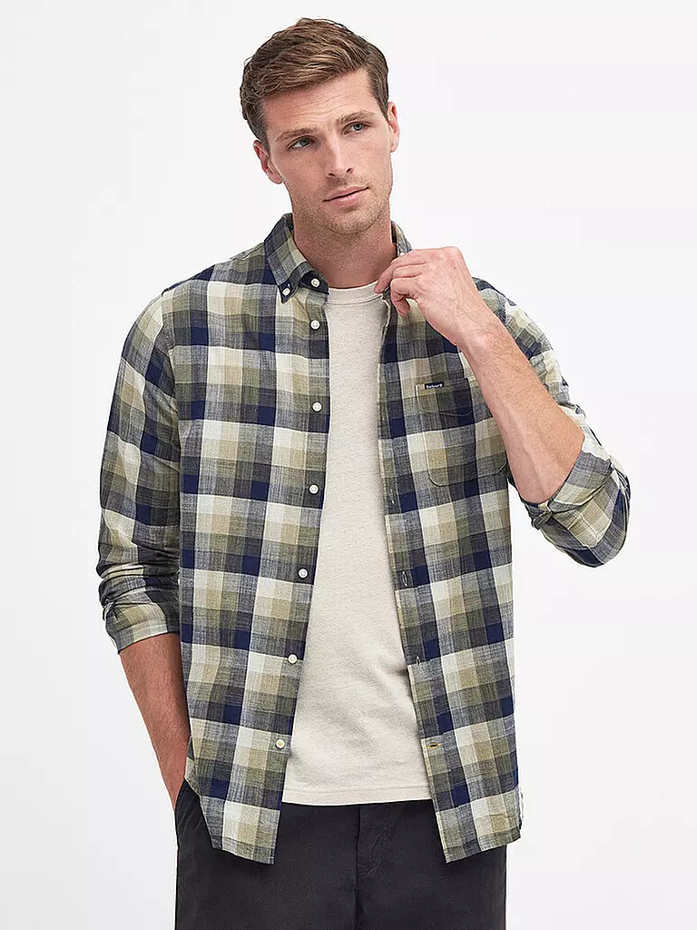 BARBOUR | Hemd Tailord Fit HILLROAD | Jaune