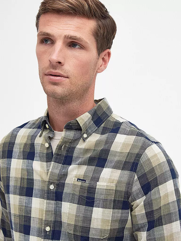 BARBOUR | Hemd Tailord Fit HILLROAD | Jaune