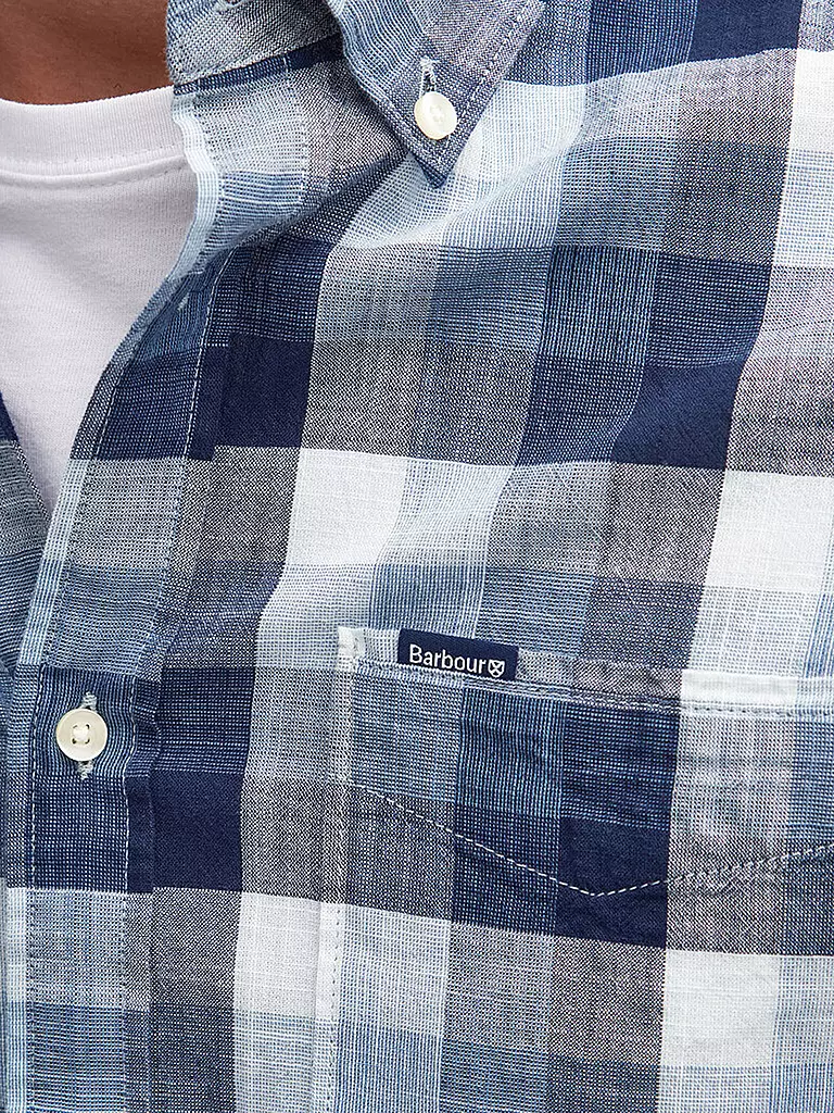BARBOUR | Hemd Tailord Fit HILLROAD | Bleu