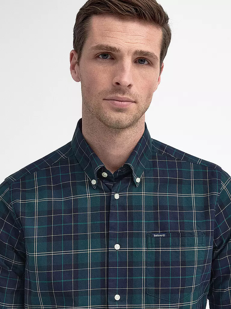 BARBOUR | Hemd WETHEREM | Bleu foncé