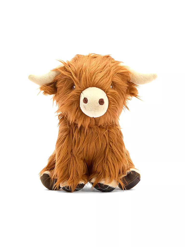 BARBOUR | Jouet pour chien Vache Highland | Marron
