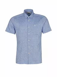 BARBOUR | Leinenhemd NELSON  | Bleu clair