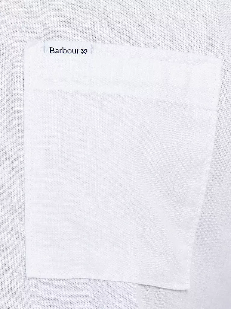 BARBOUR | Leinenhemd NELSON  | Blanc