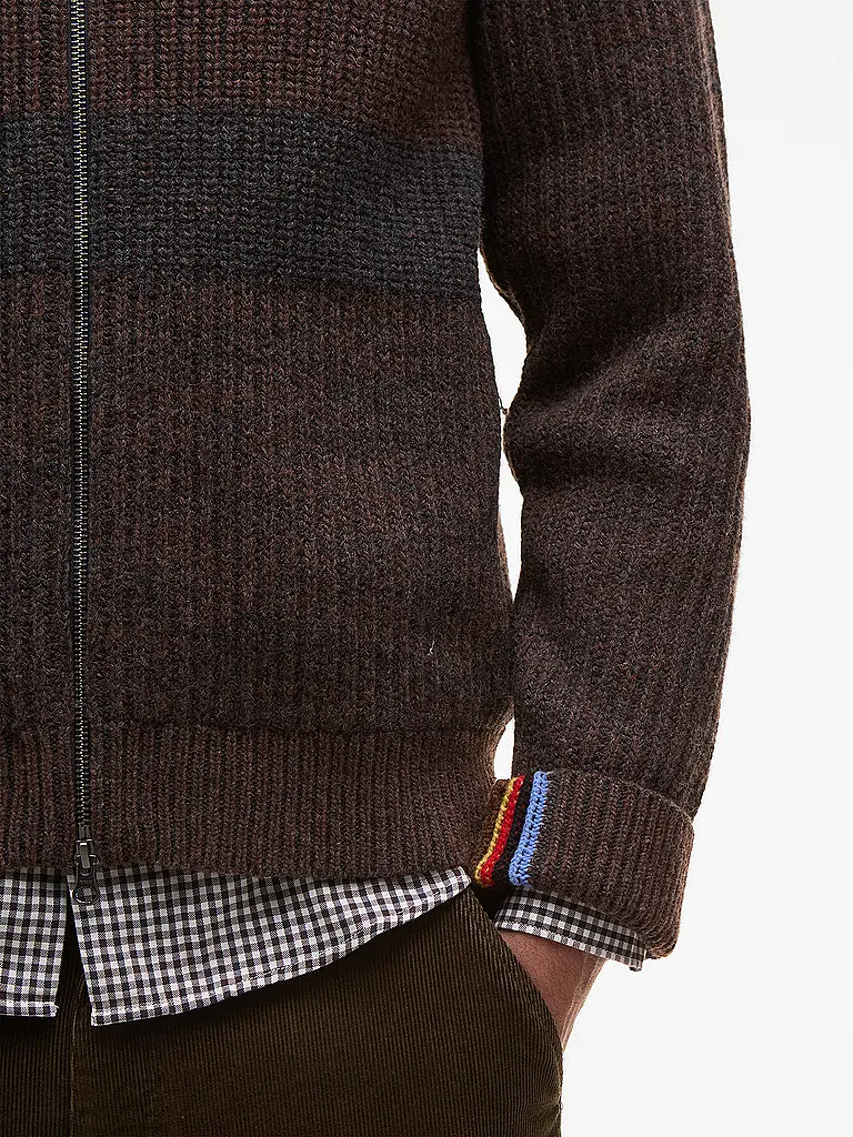 BARBOUR | Nom du produit: Paul Smith loves Barbour Gilet en Tricot | Marron