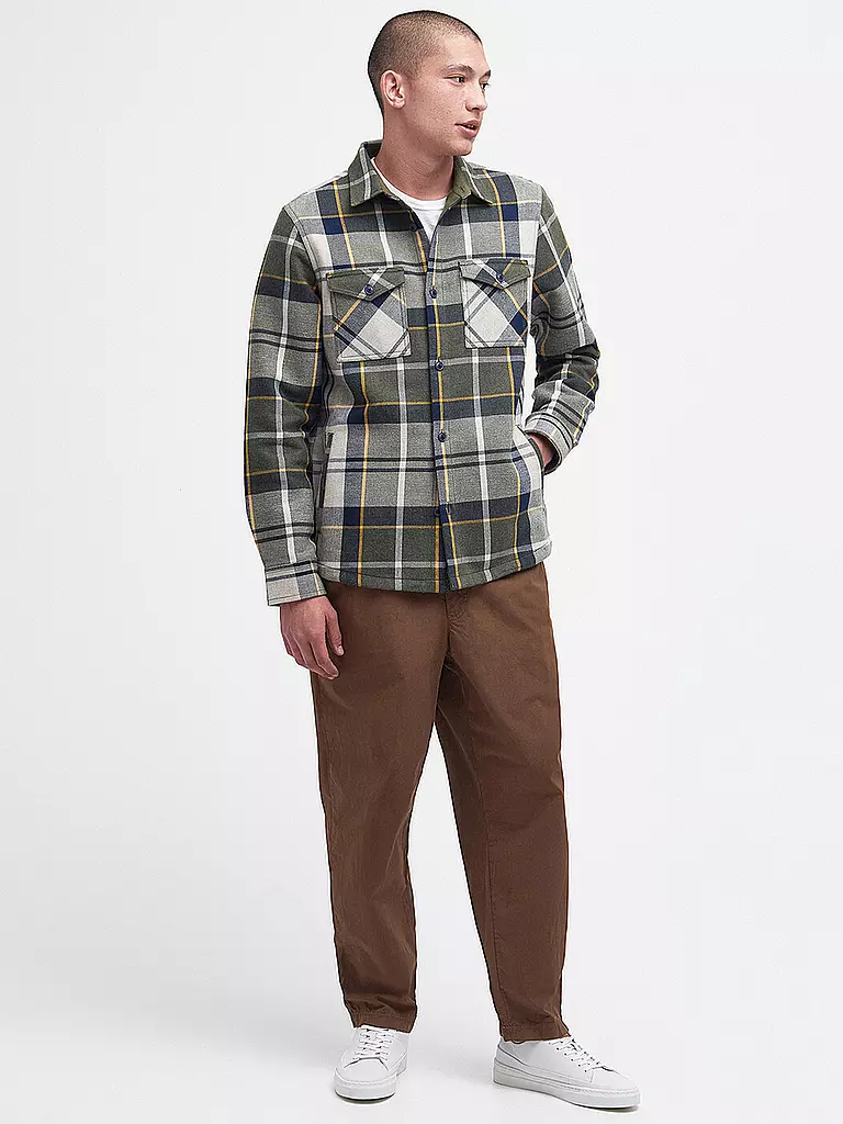 BARBOUR | Overshirt CANNICH | Vert foncé