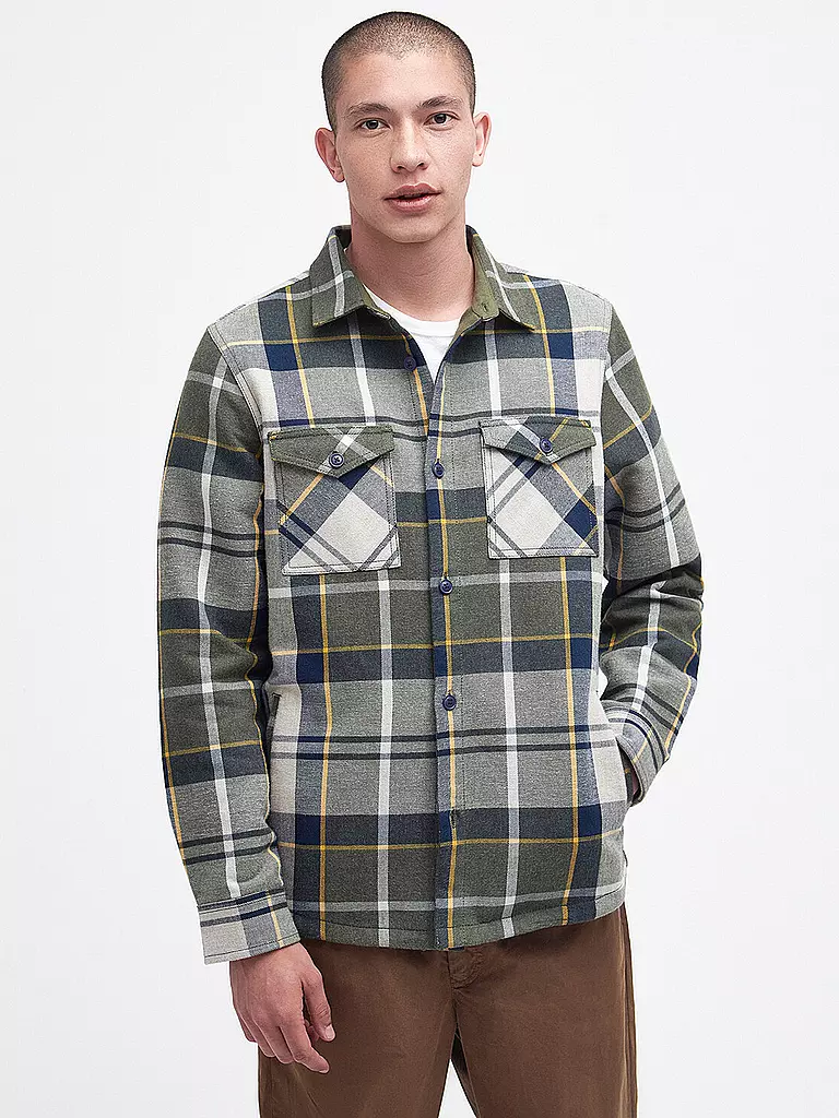 BARBOUR | Overshirt CANNICH | Vert foncé