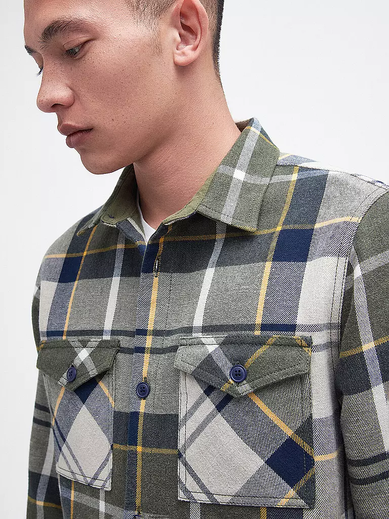 BARBOUR | Overshirt CANNICH | Vert foncé