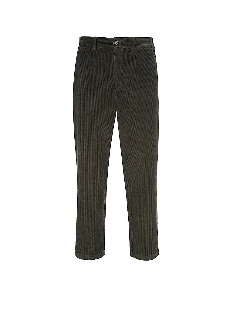 BARBOUR | Pantalon en velours côtelé coupe décontractée | Olive