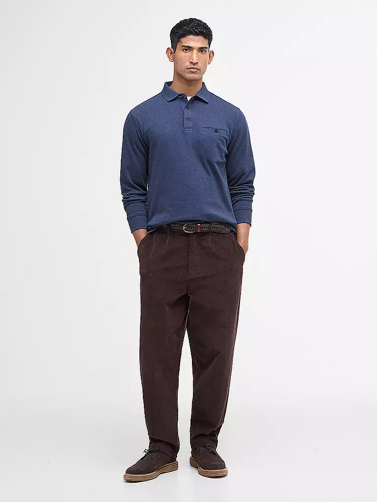 BARBOUR | Pantalon en velours côtelé coupe décontractée | braun