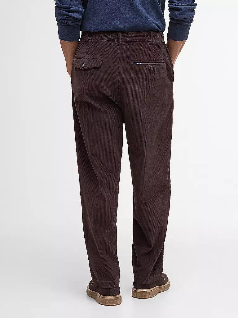 BARBOUR | Pantalon en velours côtelé coupe décontractée | 