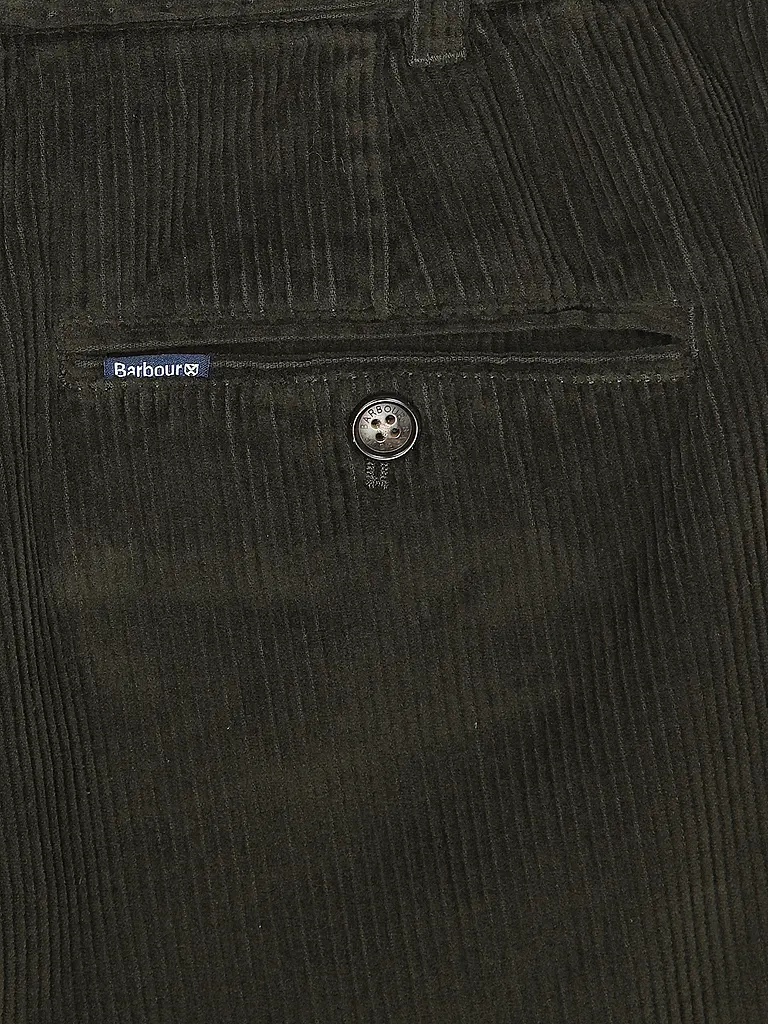 BARBOUR | Pantalon en velours côtelé coupe décontractée | 