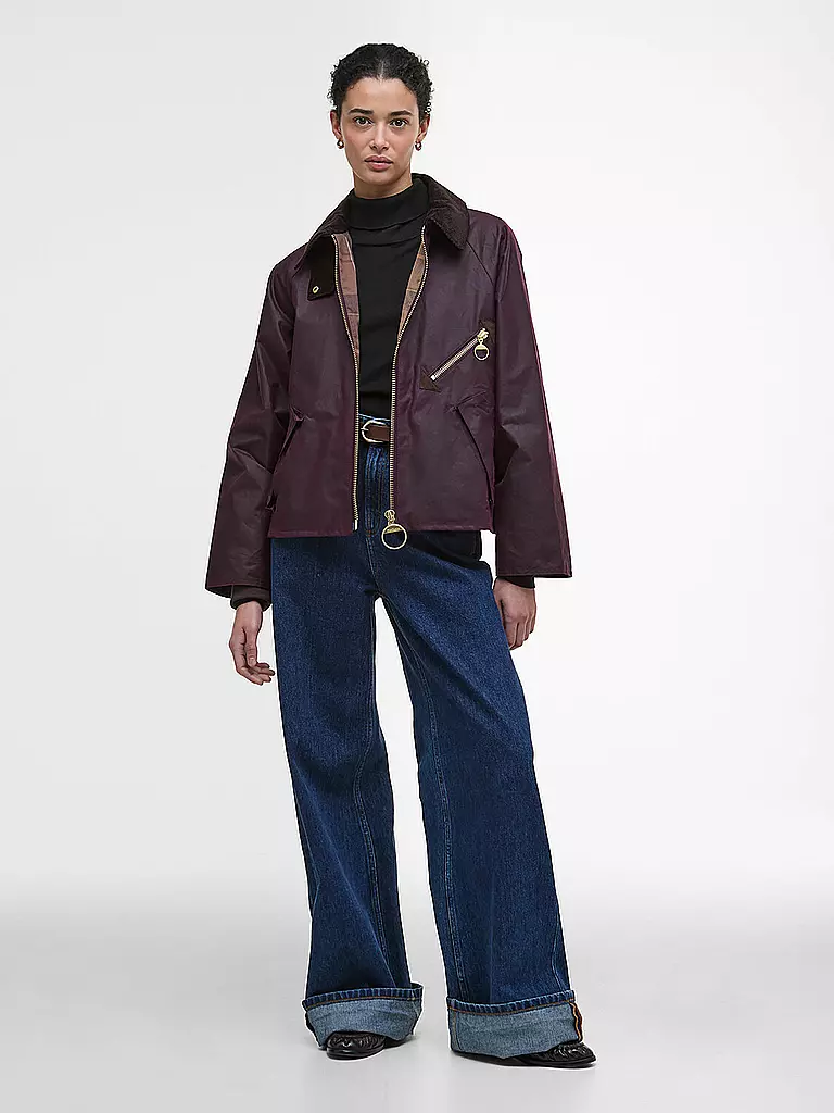 BARBOUR | Parka ARLENE WAX | Rouge foncé