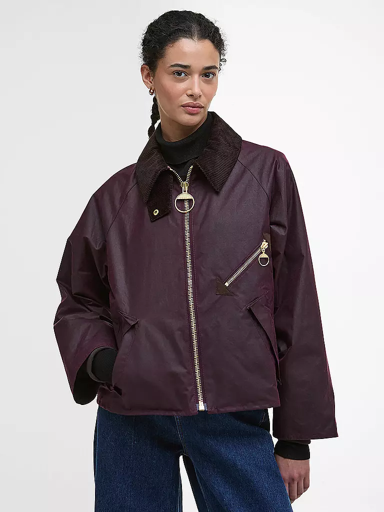 BARBOUR | Parka ARLENE WAX | Rouge foncé