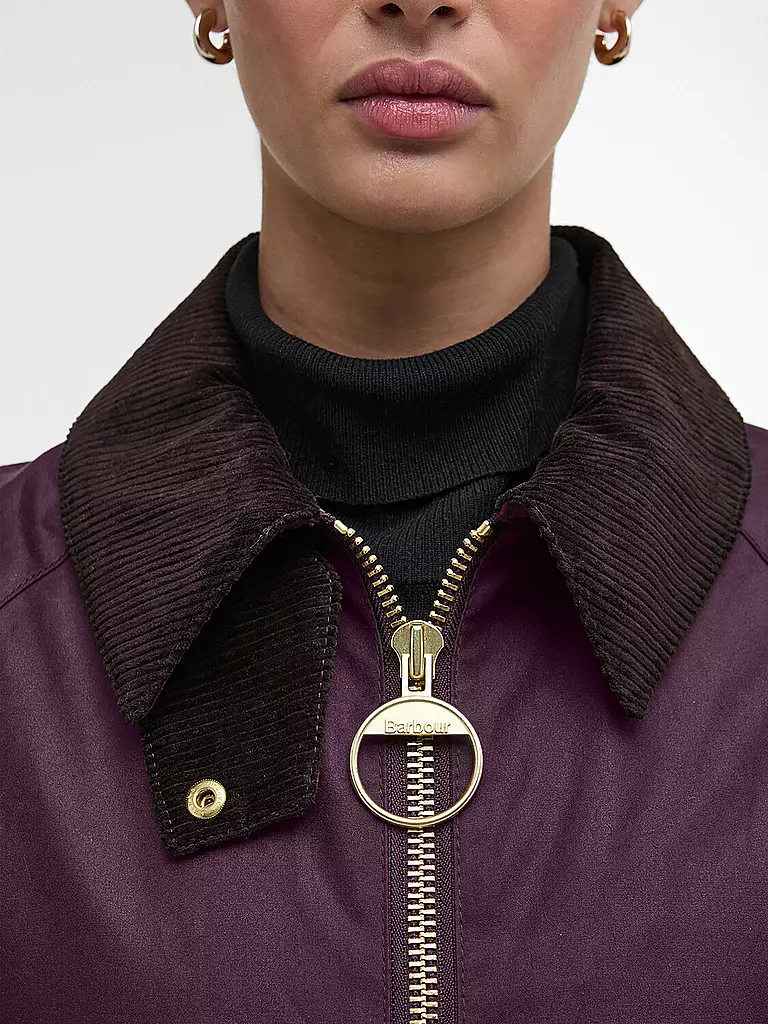 BARBOUR | Parka ARLENE WAX | Rouge foncé