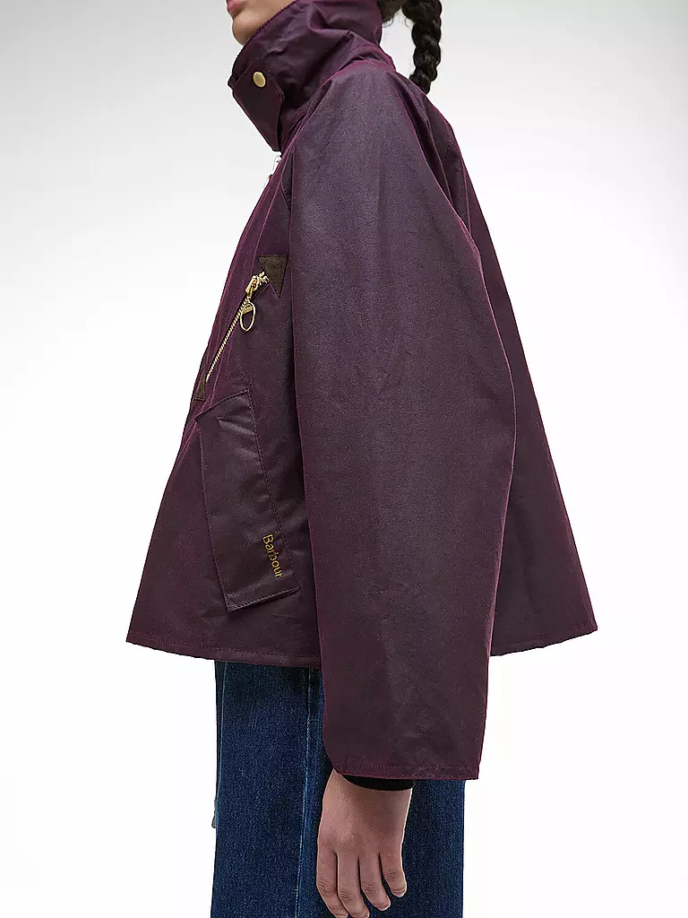 BARBOUR | Parka ARLENE WAX | Rouge foncé