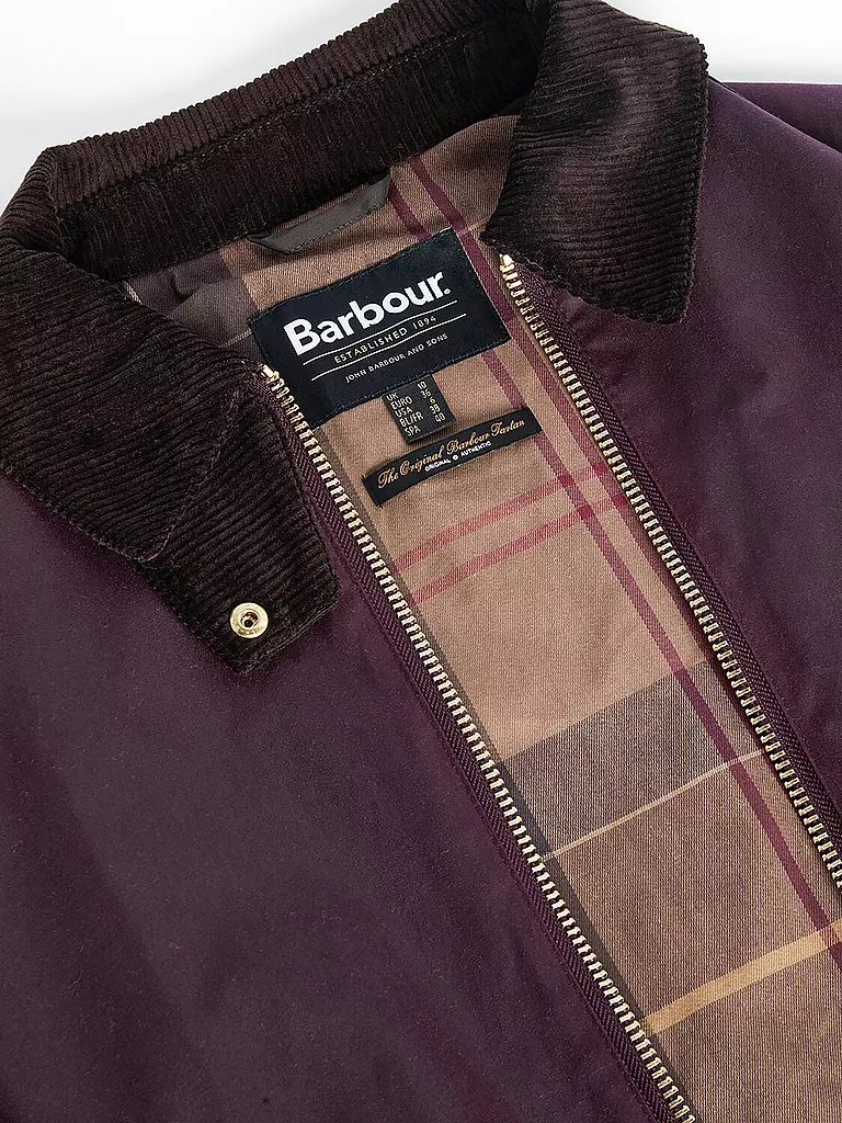 BARBOUR | Parka ARLENE WAX | Rouge foncé