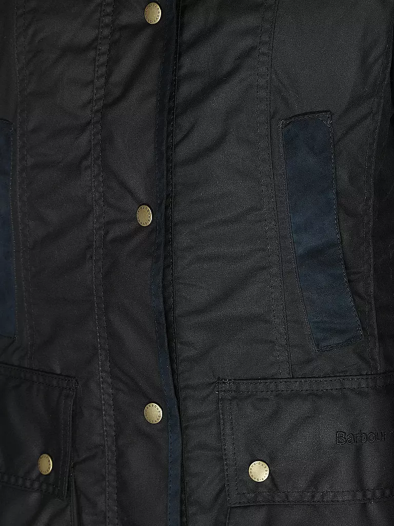 BARBOUR | Parka BOWER WAX | Bleu foncé