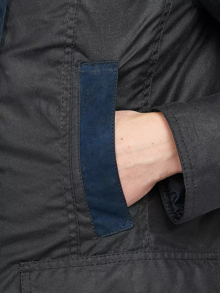 BARBOUR | Parka BOWER WAX | Bleu foncé